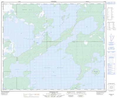 063F16 - CROSSING BAY - Topographic Map