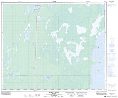 063G11 - HOWELL POINT - Topographic Map