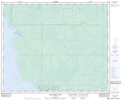 063H03 - MUKUTAWA RIVER - Topographic Map