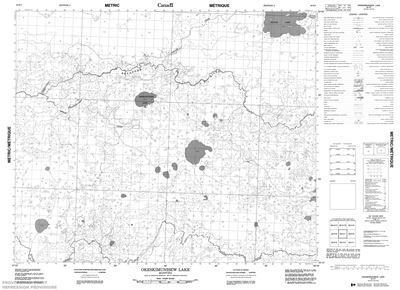 063H07 - OKESKIMUNISEW LAKE - Topographic Map