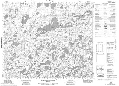 063I01 - LITTLE BOLTON LAKE - Topographic Map