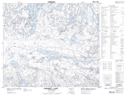 063L16 - ANNABEL LAKE - Topographic Map