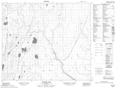 063O03 - MCNEILL LAKE - Topographic Map