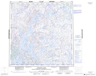 065B - NUELTIN LAKE - Topographic Map
