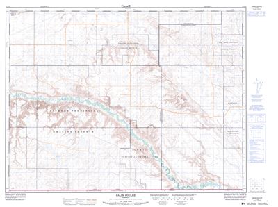 072E02 - CALIB COULEE - Topographic Map