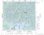 073P - LAC LA RONGE - Topographic Map