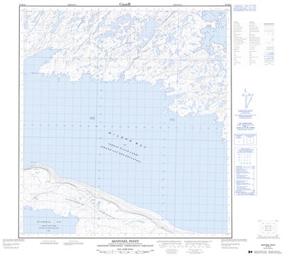 075K13 - SENTINEL POINT - Topographic Map