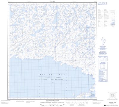 075K14 - HOARFROST RIVER - Topographic Map