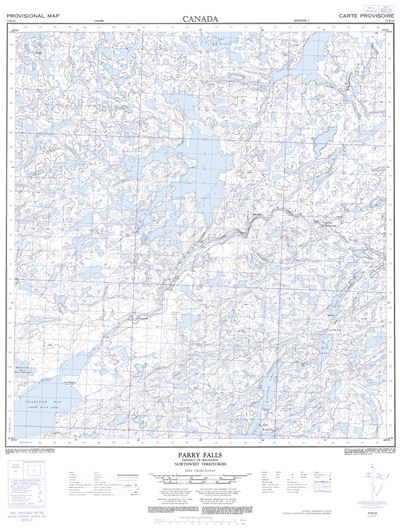 075K15 - PARRY FALLS - Topographic Map