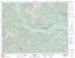 082F09 - ST. MARY LAKE - Topographic Map