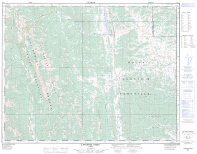 082J01 - LANGFORD CREEK - Topographic Map
