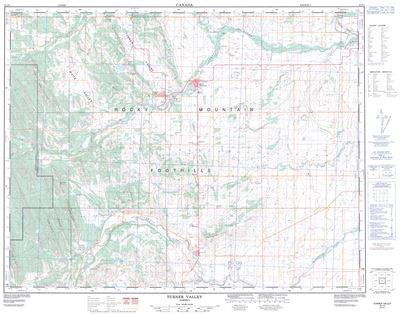 082J09 - TURNER VALLEY - Topographic Map