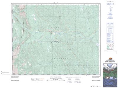 082O11 - BURNT TIMBER CREEK - Topographic Map. Shows highway 40. Part of the Ya Ha Tinda area. As the most detailed country-wide map series, the 1:50,000 paper topographic series also known as topo or topographical is ideal for any purpose that requires g