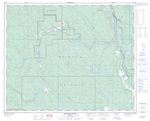 083B11 - BAPTISTE RIVER - Topographic Map