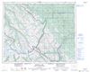 083C - BRAZEAU LAKE - Topographic Map