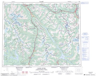 083D - CANOE RIVER - Topographic Map