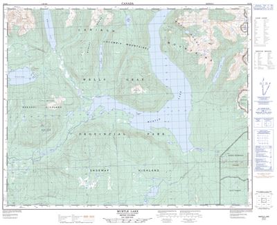 083D04 - MURTLE LAKE - Topographic Map
