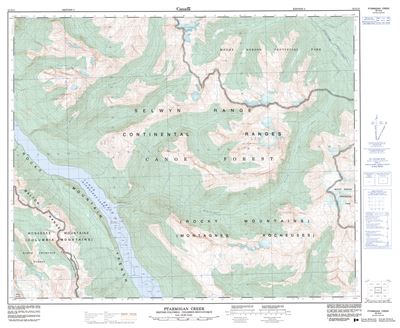 083D10 - PTARMIGAN CREEK - Topographic Map