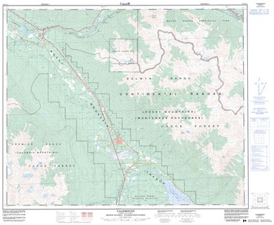 083D14 - VALEMOUNT - Topographic Map