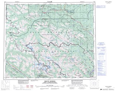 083E - MOUNT ROBSON - Topographic Map