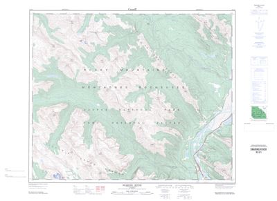 083E01 - SNARING RIVER - Topographic Map