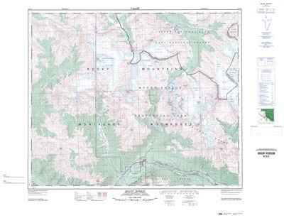 083E03 - MOUNT ROBSON - Topographic Map