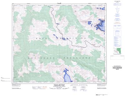 083E05 - CHALCO MOUNTAIN - Topographic Map