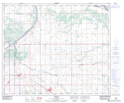 083H15 - LAMONT - Topographic Map