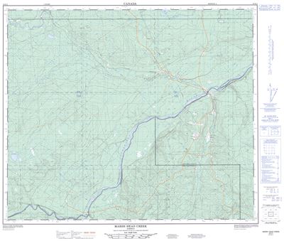 083K02 - MARSH HEAD CREEK - Topographic Map