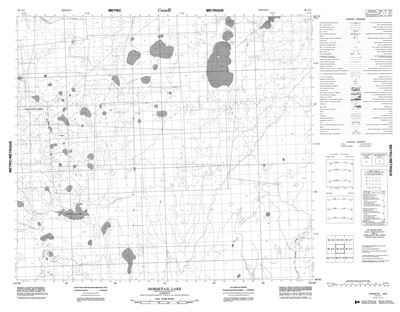 084A03 - HORSETAIL LAKE - Topographic Map