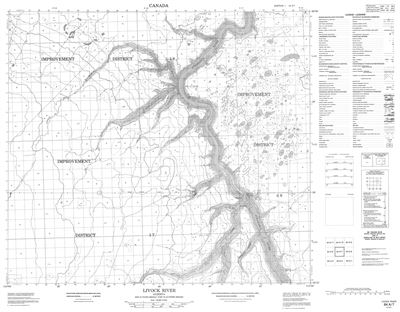 084A07 - LIVOCK RIVER - Topographic Map