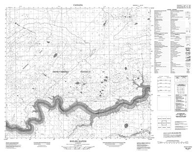 084A09 - BOILER RAPIDS - Topographic Map