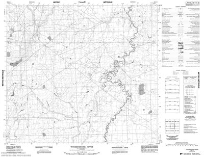 084A12 - WOODENHOUSE RIVER - Topographic Map