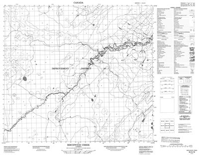 084A16 - BIRCHWOOD CREEK - Topographic Map