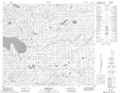 084B05 - LUBICON LAKE - Topographic Map