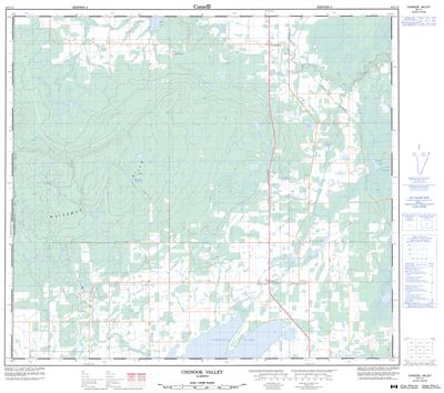 084C05 - CHINOOK VALLEY - Topographic Map