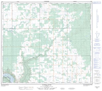 084D07 - EUREKA RIVER - Topographic Map