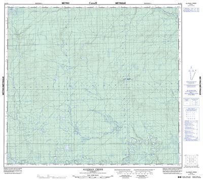 084E02 - ALLEMAN CREEK - Topographic Map