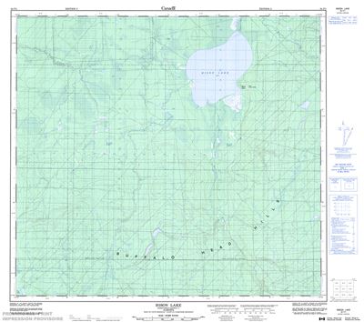 084F01 - BISON LAKE - Topographic Map