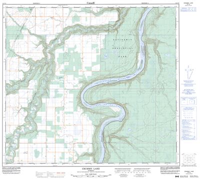 084F03 - CRUMMY LAKE - Topographic Map