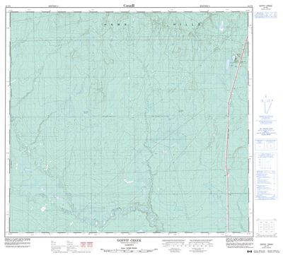 084F05 - GOFFIT CREEK - Topographic Map