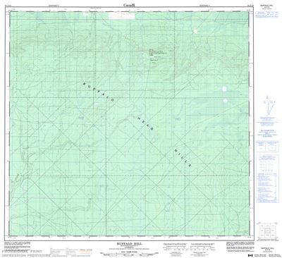 084F16 - BUFFALO HILL - Topographic Map