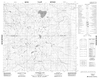 084G05 - ROSSBEAR LAKE - Topographic Map