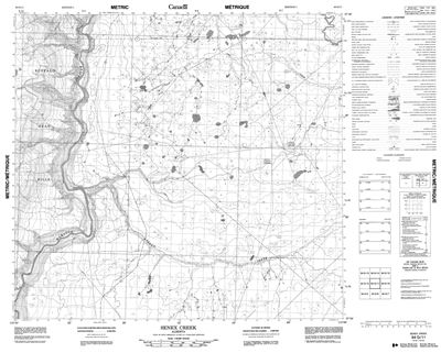 084G11 - SENEX CREEK - Topographic Map
