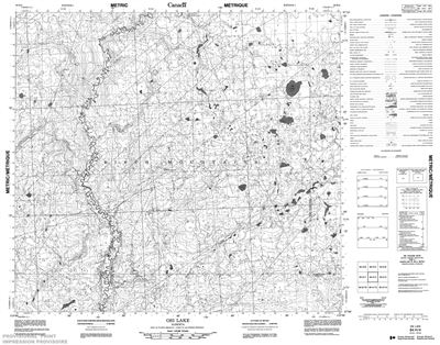 084H04 - OSI LAKE - Topographic Map