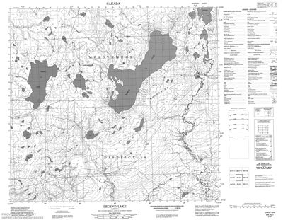 084H07 - LEGEND LAKE - Topographic Map