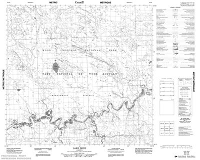 084I06 - LAKE DENE - Topographic Map