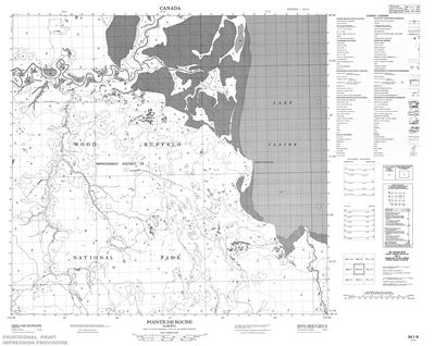 084I08 - POINTE DE ROCHE - Topographic Map