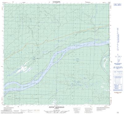 084J09 - FIFTH MERIDIAN - Topographic Map