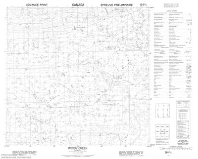 084M02 - MOODY CREEK - Topographic Map